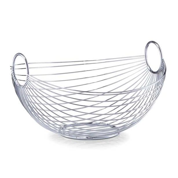 KOŠARA ZA SADJE ZELLER PRESENT 28X25.5X16 CM ŽIČNATA