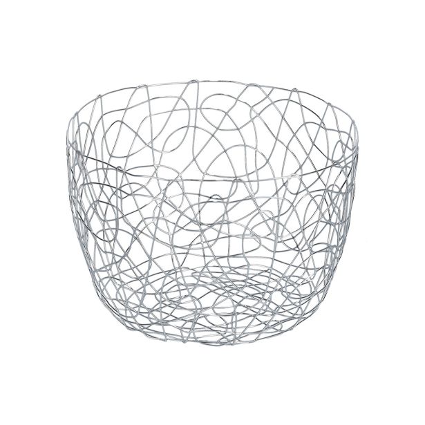 KOŠARA ZA SADJE ZELLER PRESENT KOŠARA ZA SADJE OKROGLA KOVINA-KROMIRANA 22X12 CM