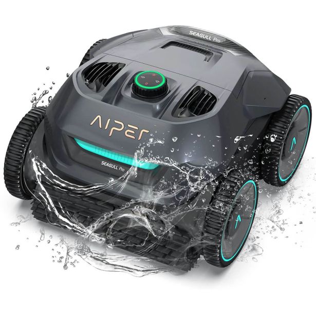 SESALNIK ZA BAZEN AIPER SEAGULL PRO BATERIJSKI ROBOTSKI, SIV