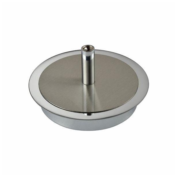 VARIO HOME 764033-1 OSNOVA NAMIZNA SVETILKA 1X33W JEKLO BRUŠENO + KROM