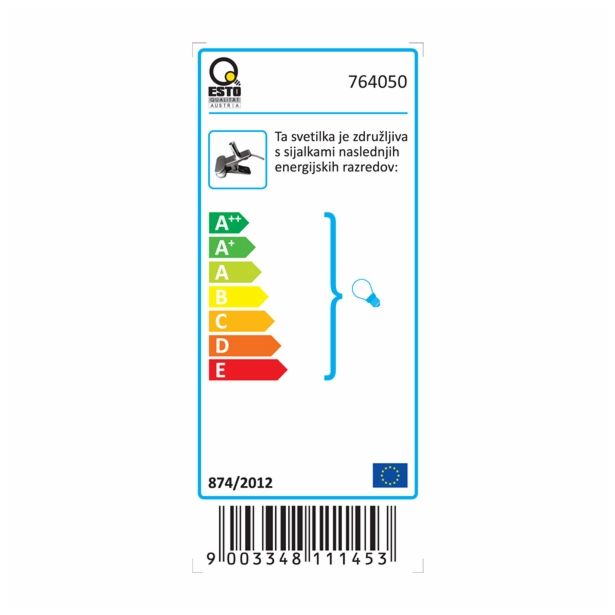 LED SESTAVLJIVI REFLEKTOR VARIO HOME 764050 ŠČIPALKA KROM