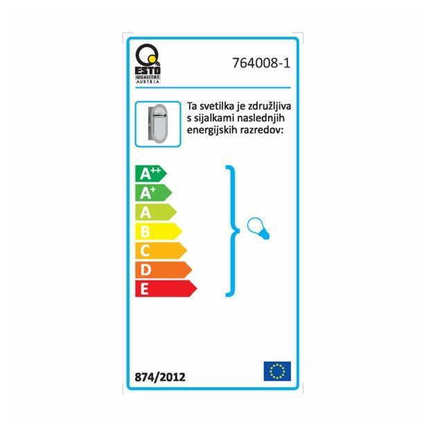 LED SESTAVLJIVI REFLEKTOR VARIO4 HOME 764008-1 OSNOVA 1X JEKLO BRUŠENO + KROM