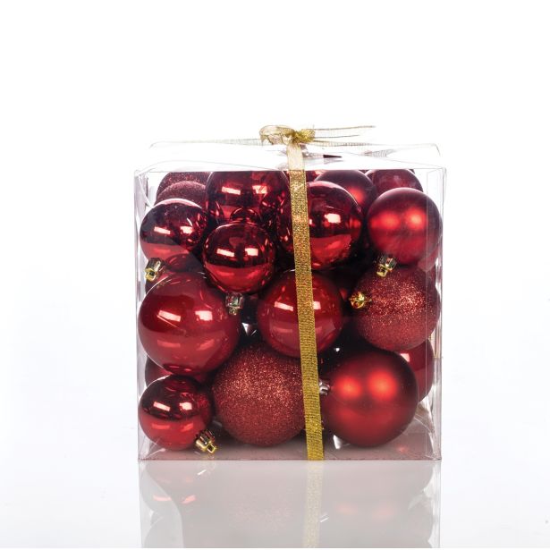 SET RDEČIH BUNKIC V RAZLIČNIH VELIKOSTIH 36/1