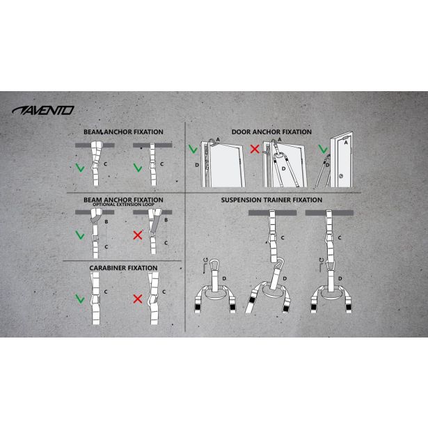 SET ELASTNIČNIH TRAKOV AVENTO Z ROČAJI 42HN