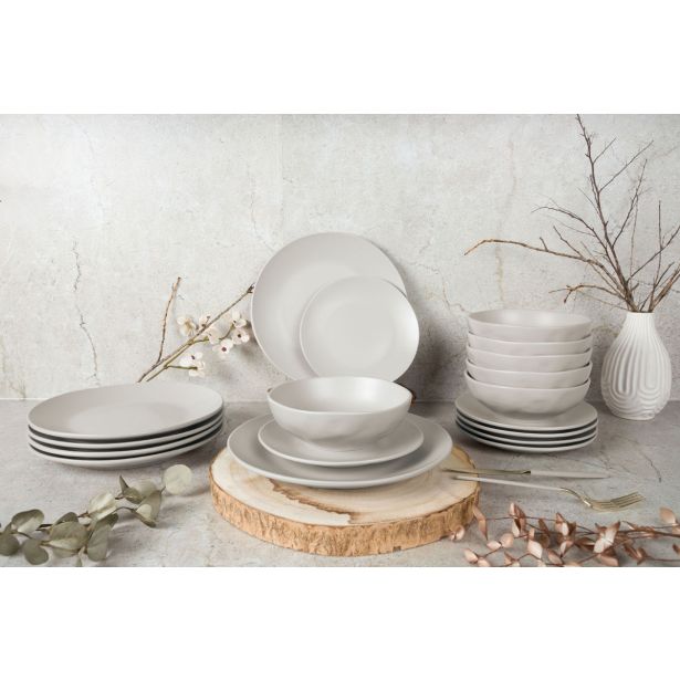 SET KROŽNIKOV BERLINGER HAUS 18 DELNI SAHARA MAT KREM BARVE