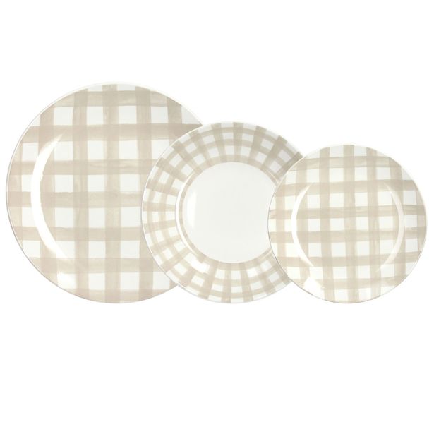 SET KROŽNIKOV TOGNANA 18 DELNI MADISON CALEDONIA BEIGE