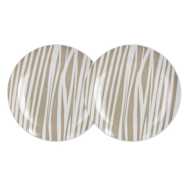 SET KROŽNIKOV TOGNANA 2 DELNI DESERTNI 19 CM MADISON IDOL BEIGE