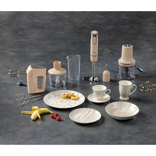 SET KROŽNIKOV TOGNANA 2 DELNI DESERTNI 19 CM MADISON IDOL BEIGE