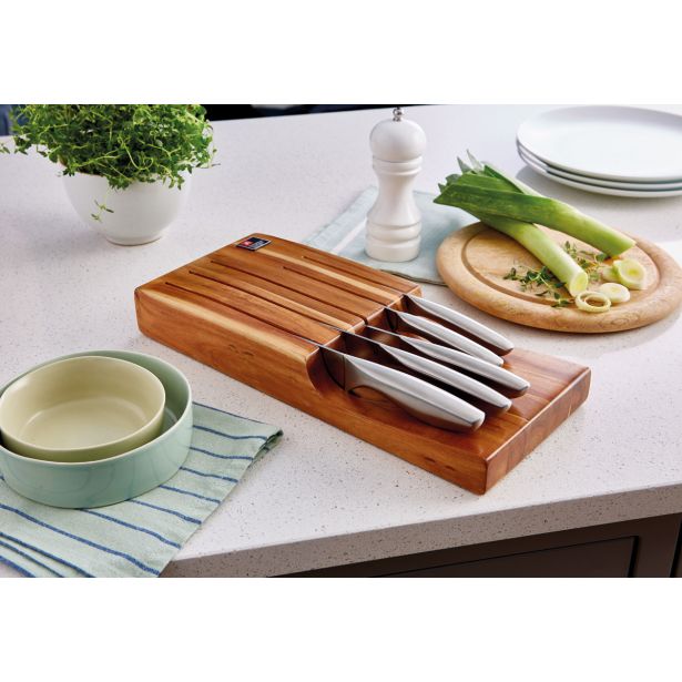 SET NOŽEV AMEFA 5 DELNI SET NOŽEV S STOJALOM FORME