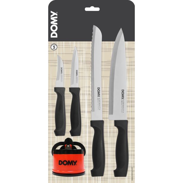 SET NOŽEV DOMY 4/1 SET NOŽEV IN BRUSILCA ZA NOŽE