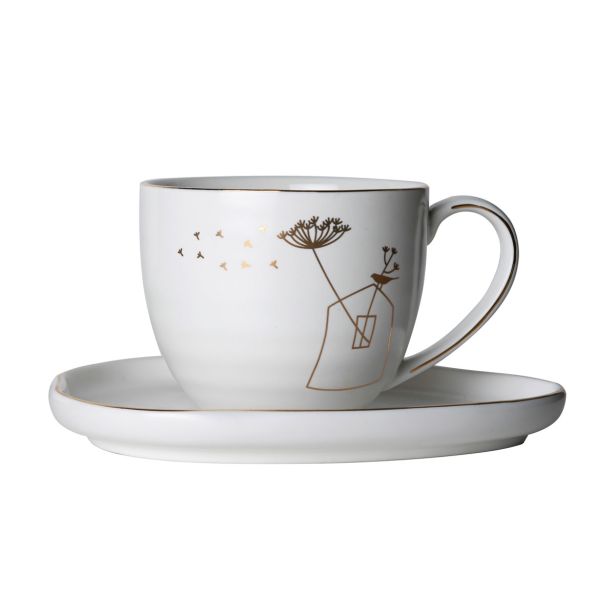 SET SKODELIC IN LONČKOV ALPEKS 2 DELNA BELA KAVA DOM 250 ML