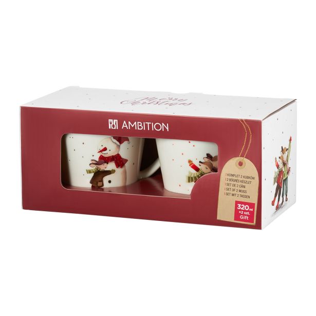 SET SKODELIC IN LONČKOV AMBITION 320 ML SNEŽAK 2/1