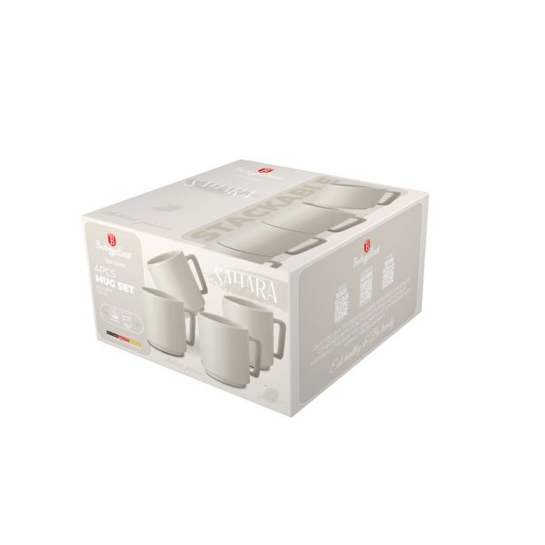 SET SKODELIC IN LONČKOV BERLINGER HAUS 4 DELNI SAHARA MAT KREM BARVE