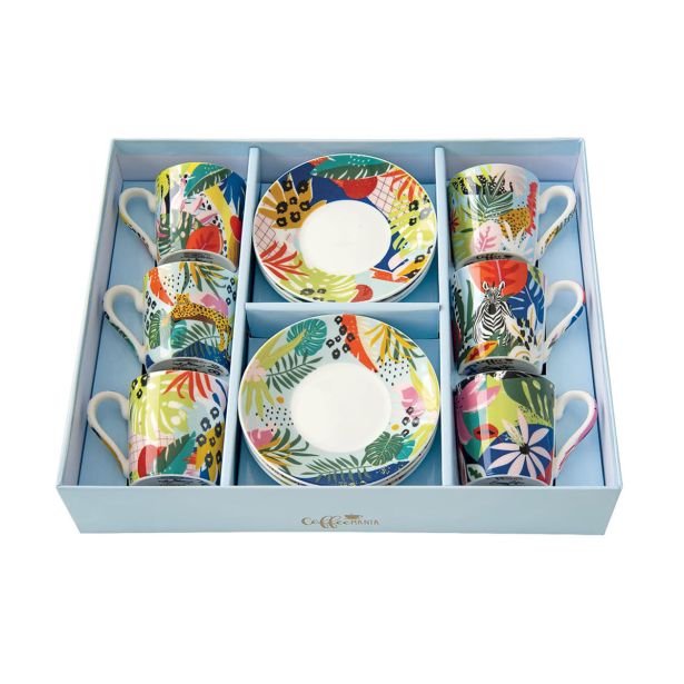 SET SKODELIC IN LONČKOV EASY LIFE 6 DELNI TROPICAL VIBES 100 ML S PODSTAVKOM