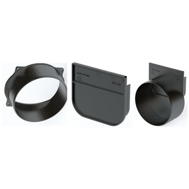 PRIBOR ZA ODVODNJAVANJE 2PR SET ZA IZTOK 2PR-WAVE 2X ZAKL.STENA+ADAP DN100