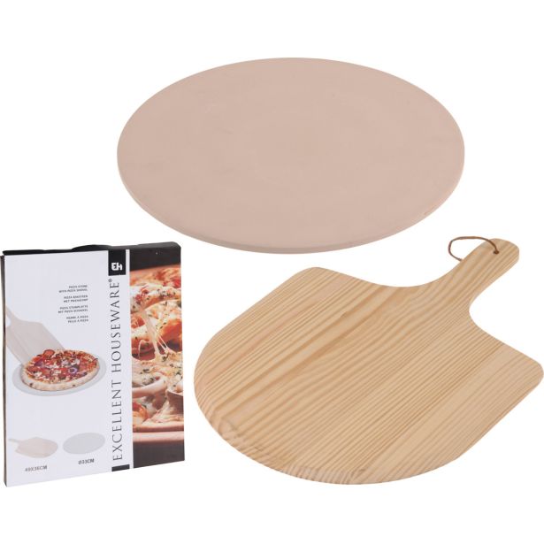 SERVIRNA DESKA SET ZA PIZZO 2 DELNI