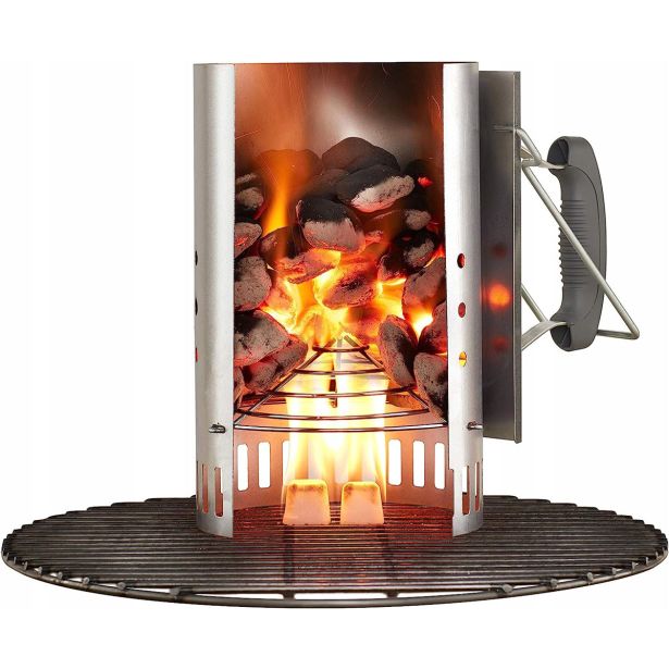 SET ZA PRIŽIGANJE WEBER RAPIDFIRE 2 KG BRIKETI, 3X KOCKE, POSODA ZA PRIŽIGANJE