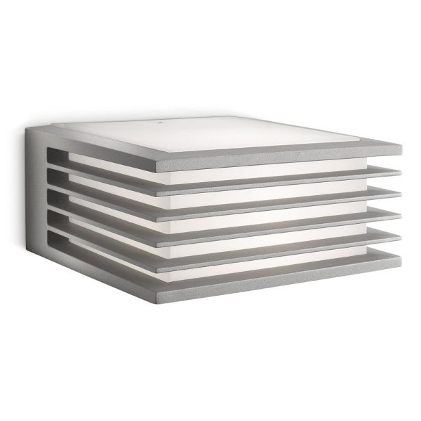 STENSKA VRTNA SVETILKA PHILIPS SHADES, SIVA, 1XE27