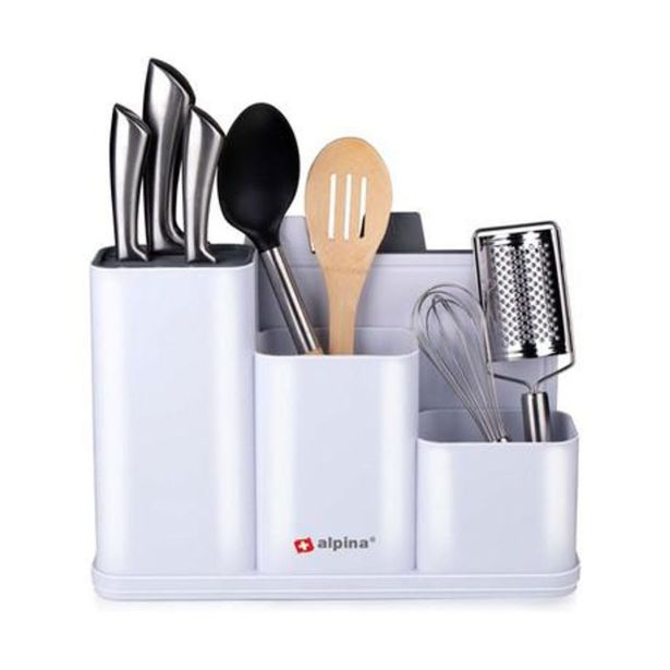 SHRANJEVANJE PRIBORA ALPINA ORGANIZATOR ZA KUHINJSKE PRIPOMOČKE+2 REZAL. DESKI