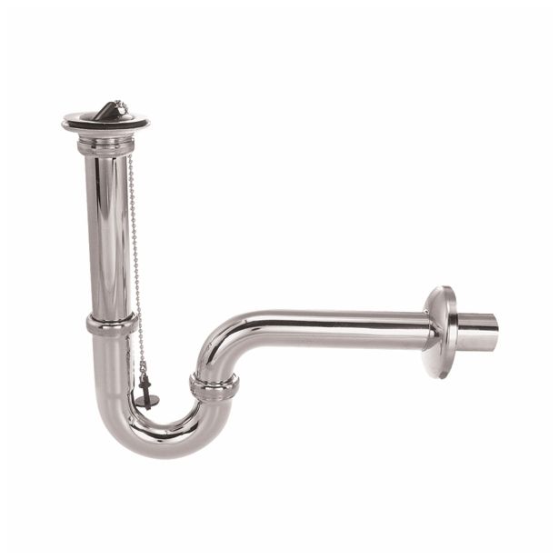 SIFON ZA UMIVALNIK UNITAS 32 MM "S" KROM