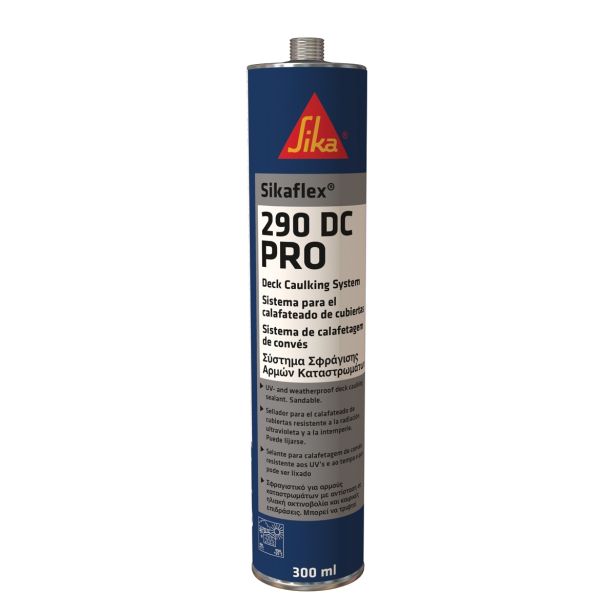 PU TESNILNA MASA MARINE SIKAFLEX 290 DC PRO ČRN 300 ML