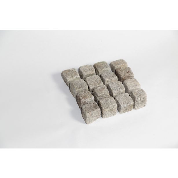 KAMNITA KOCKA MARMOR SILBER GRAU KLANA 5X5X5 CM