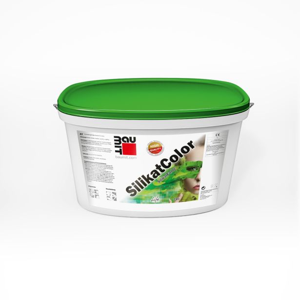 SILIKATNA FASADNA BARVA BAUMIT SILIKATCOLOR 14 L AP BELA - Z DODATKOM PROTI ALGAM