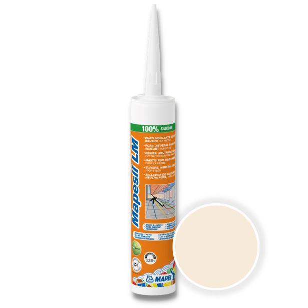 SILIKONSKA TESNILNA MASA MAPEI MAPESIL LM 130 JASMIN 310 ML