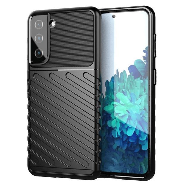 SILIKONSKI OVITEK THUNDER ARMOR ZA XIAOMI REDMI NOTE 13 5G  - ČRN
