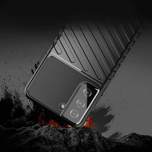 SILIKONSKI OVITEK THUNDER ARMOR ZA XIAOMI REDMI NOTE 13 5G  - ČRN