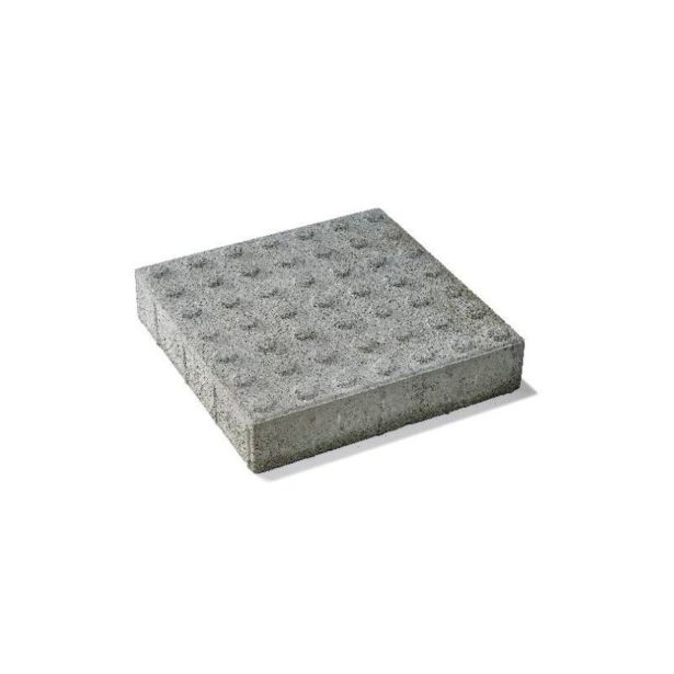 BETONSKA PLOŠČA SEMMELROCK SISTEM ZA SLEPE PLOŠČE S KROGI, 40/40/8 CM, SIVA