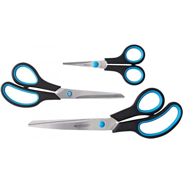 ŠKARJE WESTCOTT SET EASY GRIP 3 KOS N-90027 00