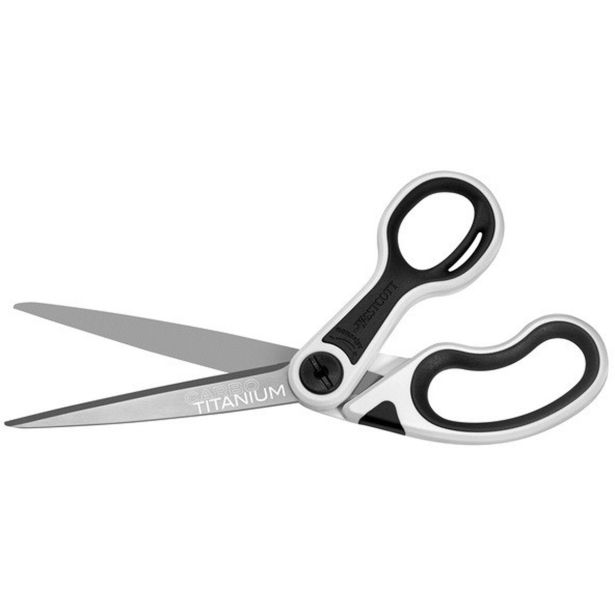 ŠKARJE WESTCOTT TITANIUM 23 CM CARBO ČRNE E-37093