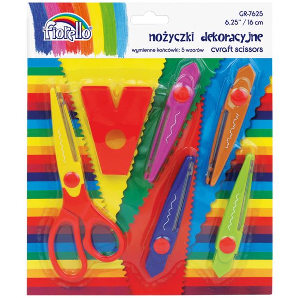 ŠKARJE Z MOTIVI, 5 RAZLIČNIH NASTAVKOV