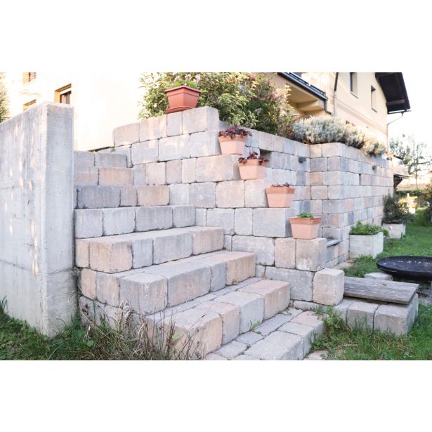 BETONSKI IZDELEK OBLAK GROUP ŠKARPNI ELEMENT STORICA ANTIQUE,MIX 05-KAMEN KRAS