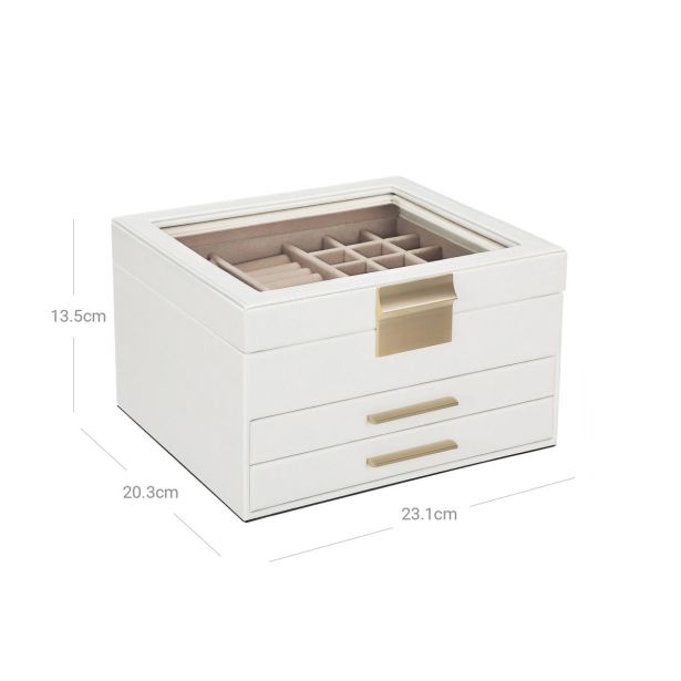 ŠKATLA ZA NAKIT SONGMICS ŠKATLA ZA NAKIT TROPLASTNA