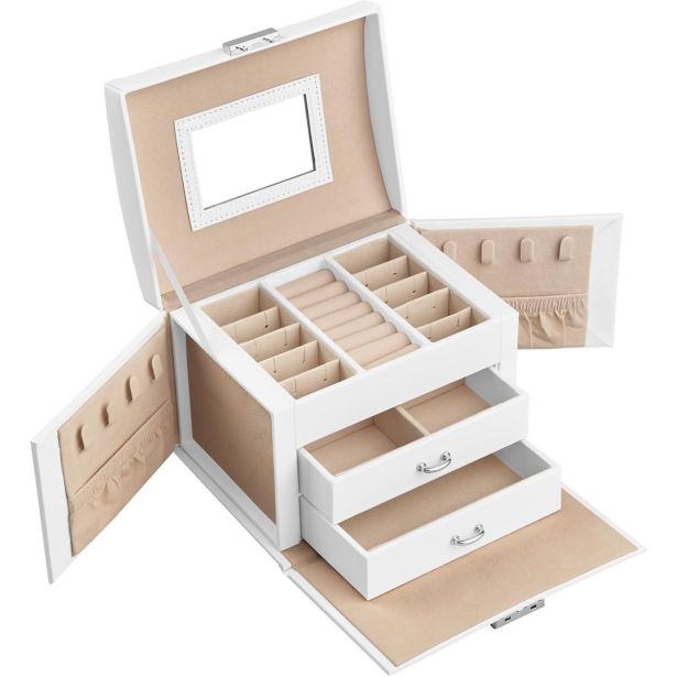 ŠKATLA ZA NAKIT SONGMICS ŠTIRIPLASTNA