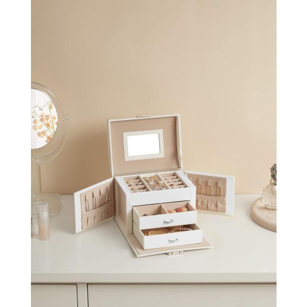 ŠKATLA ZA NAKIT SONGMICS ŠTIRIPLASTNA