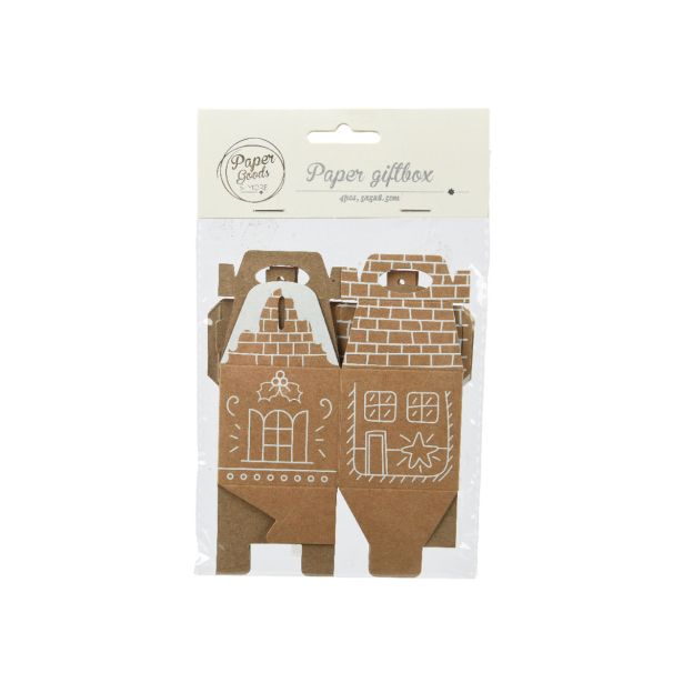 ŠKATLA ZA SHRANJEVANJE DECORIS DARILNA NOVOLETNA 5X5 CM