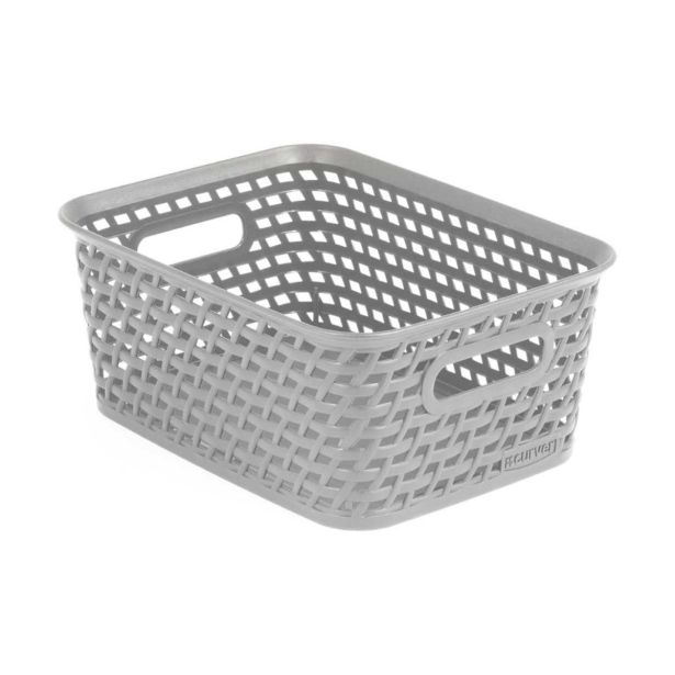 ŠKATLA ZA SHRANJEVANJE -YOUR STYLE. SIVA,  S