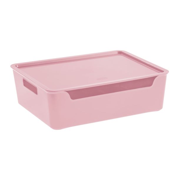 ŠKATLA/ZABOJ BELLA 36X2/8X11 CM(XXL), S POKROVOM, ROZA