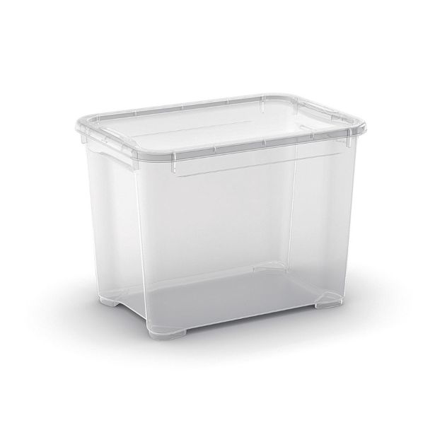 ŠKATLA/ZABOJ CURVER TBOX, TRANSPARENT, 20 L S POKROVOM