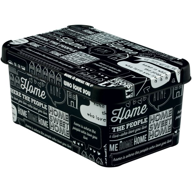 ŠKATLA/ZABOJ CURVER 29.5X19.5X13.5 CM HOME SWEET HOME