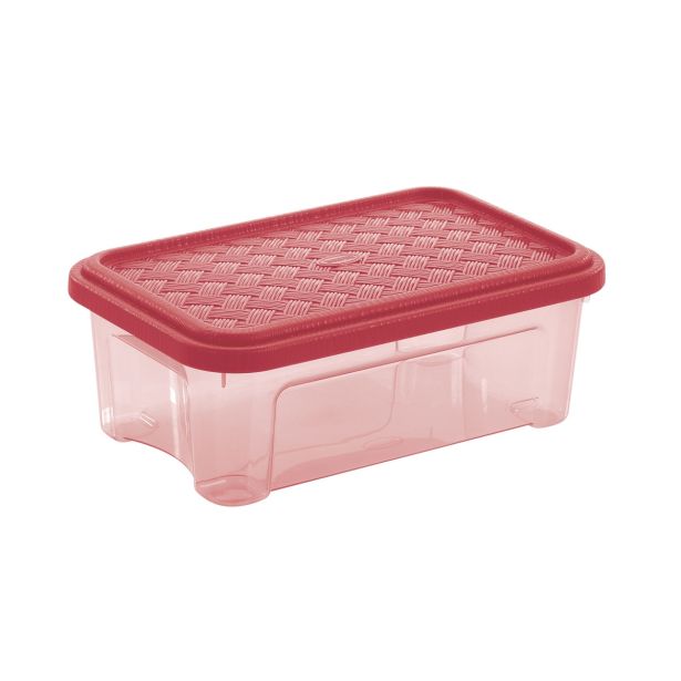 ŠKATLA/ZABOJ TONTARELLI ZABOJ 26.2X17X9.6 CM 2.5 L ARIANNA RDEČ