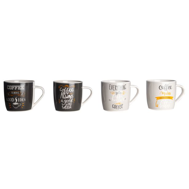 SET SKODELIC IN LONČKOV ALPEKS 4 DELNI COFFEE GRAY 330 ML