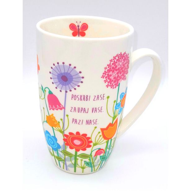 SKODELICA / LONČEK ATALA 450 ML ROŽE