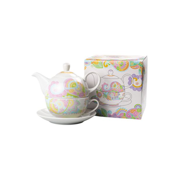 SKODELICA / LONČEK ATALA ČAJNIK S SKODELICO FANTASY