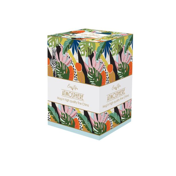 SKODELICA / LONČEK EASY LIFE TROPICAL VIBES 600 ML LONČEK