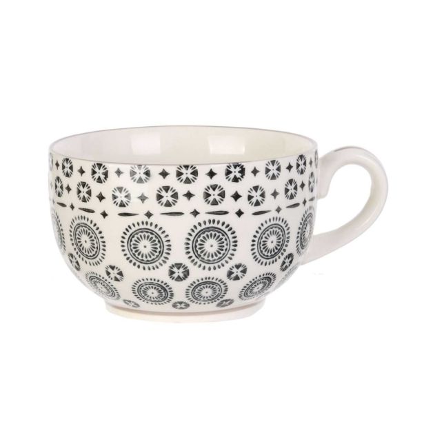 SKODELICA / LONČEK HOME DECO 350 ML DEKOR MIRAGE PORCELAN