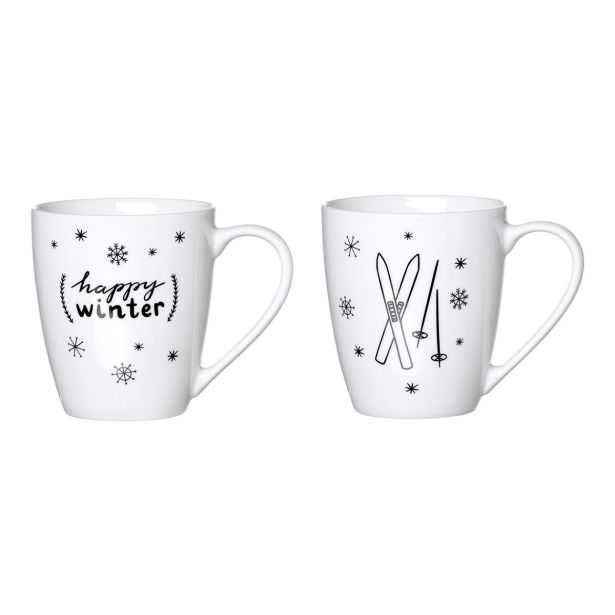 SKODELICA / LONČEK RITZENHOFF & BREKER 360 ML RAZLIČNI VZORCI HAPPY WINTER